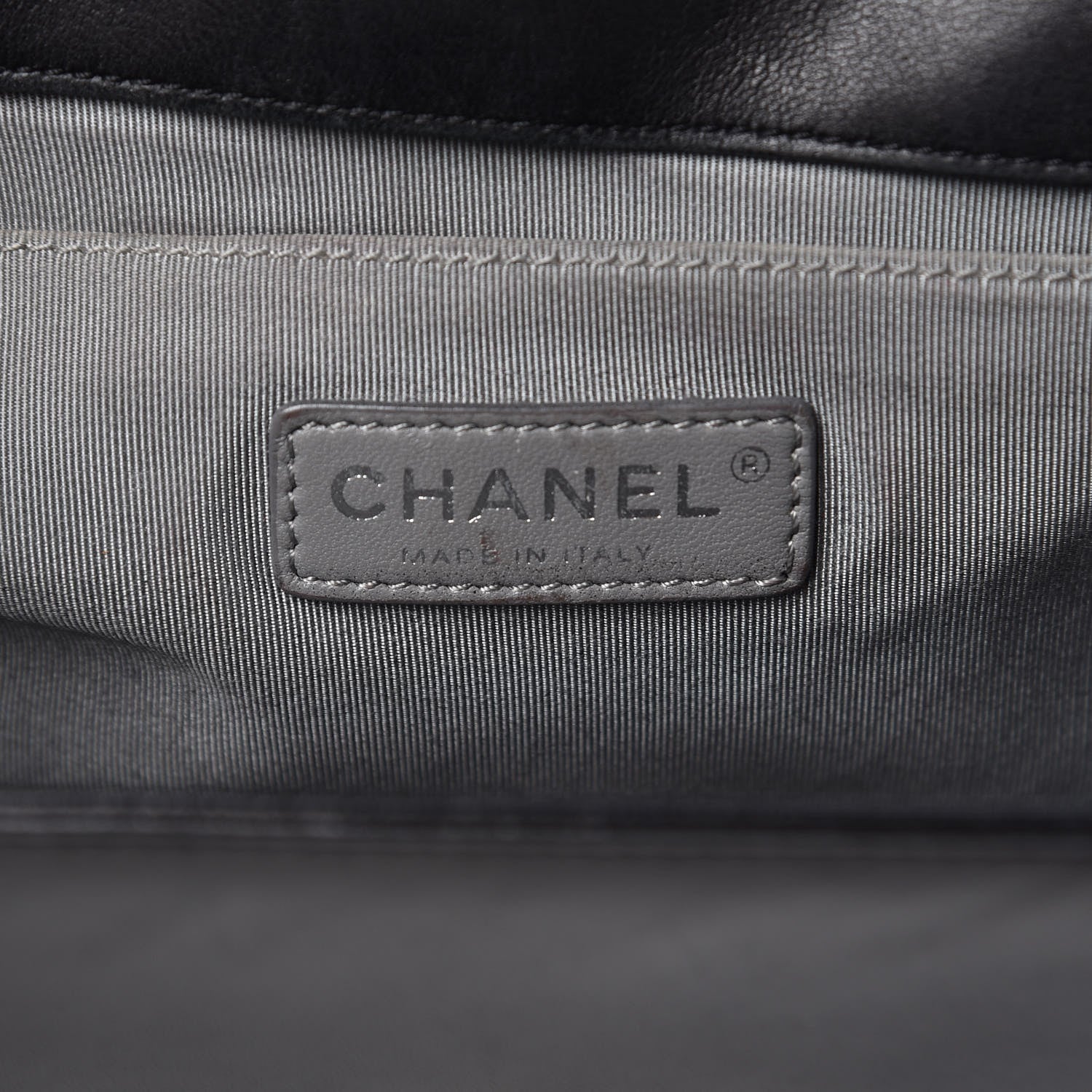 Chanel Lambskin Quilted Medium Boy Flap Black 6 of 17