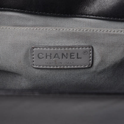 Chanel Lambskin Quilted Medium Boy Flap Black 6 of 17