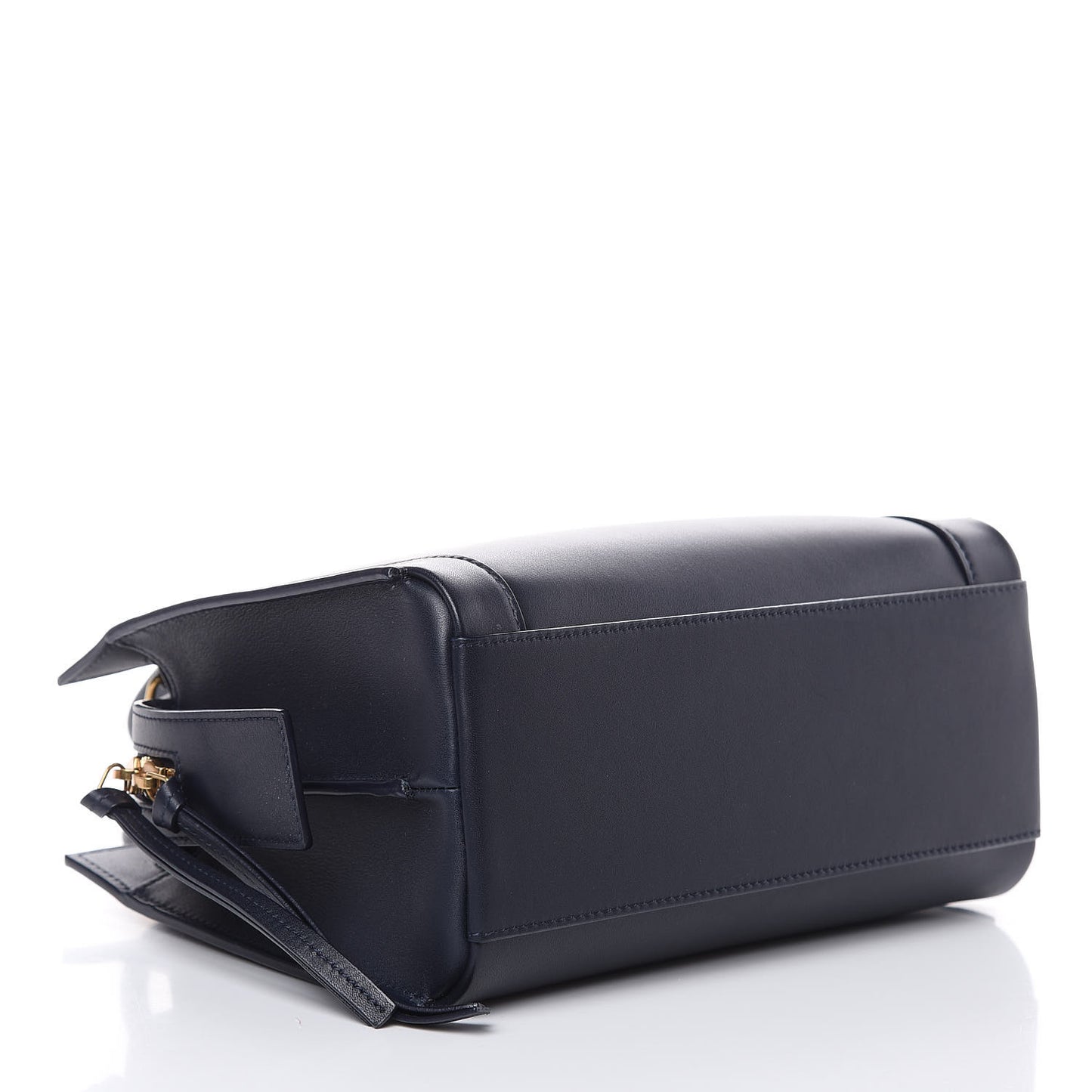 Smooth Calfskin Small East Side Tote Midnight Blue