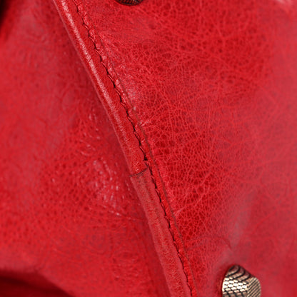 Balenciaga Agneau Giant 12 Rose Gold Hardware Work Coquelicot 17 of 27