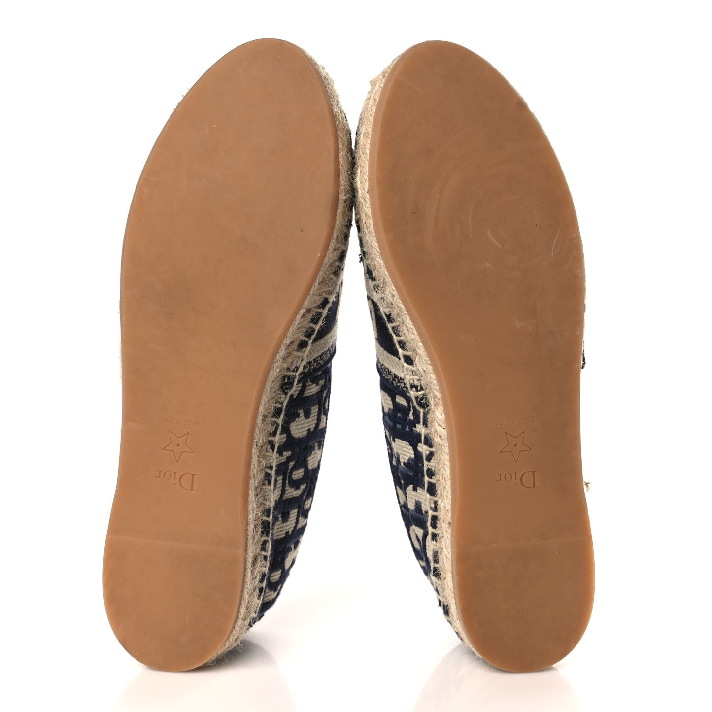 Oblique Embroidered Granville 15mm Espadrilles 38.5 Deep Blue