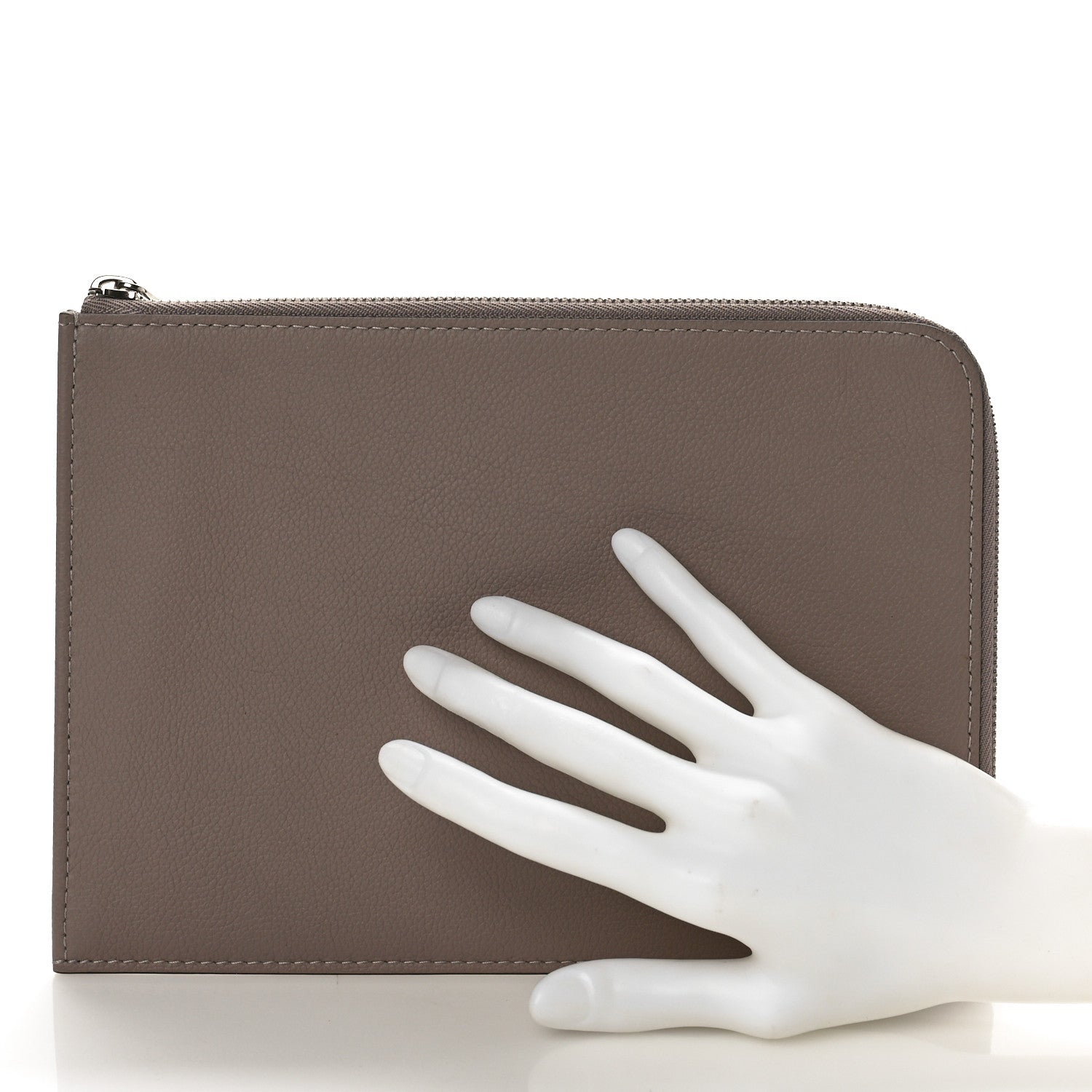 Louis Vuitton Calfskin Pochette Jour PM Taupe 2 of 8