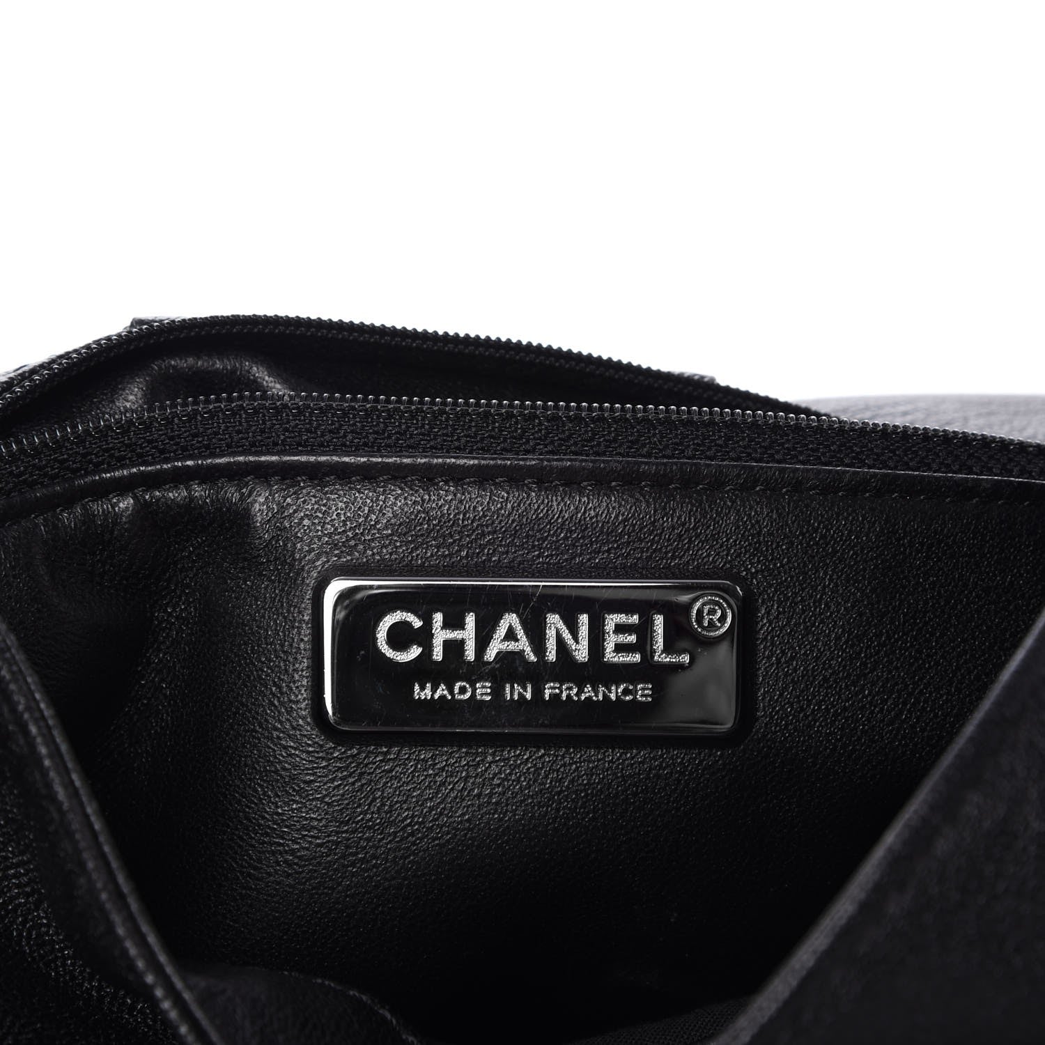 Chanel Metallic Goatskin Luxe Ligne Flap Black 5 of 8