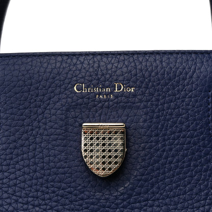 Christian Dior Bullcalf Medium Diorever Flap Navy 5 of 16