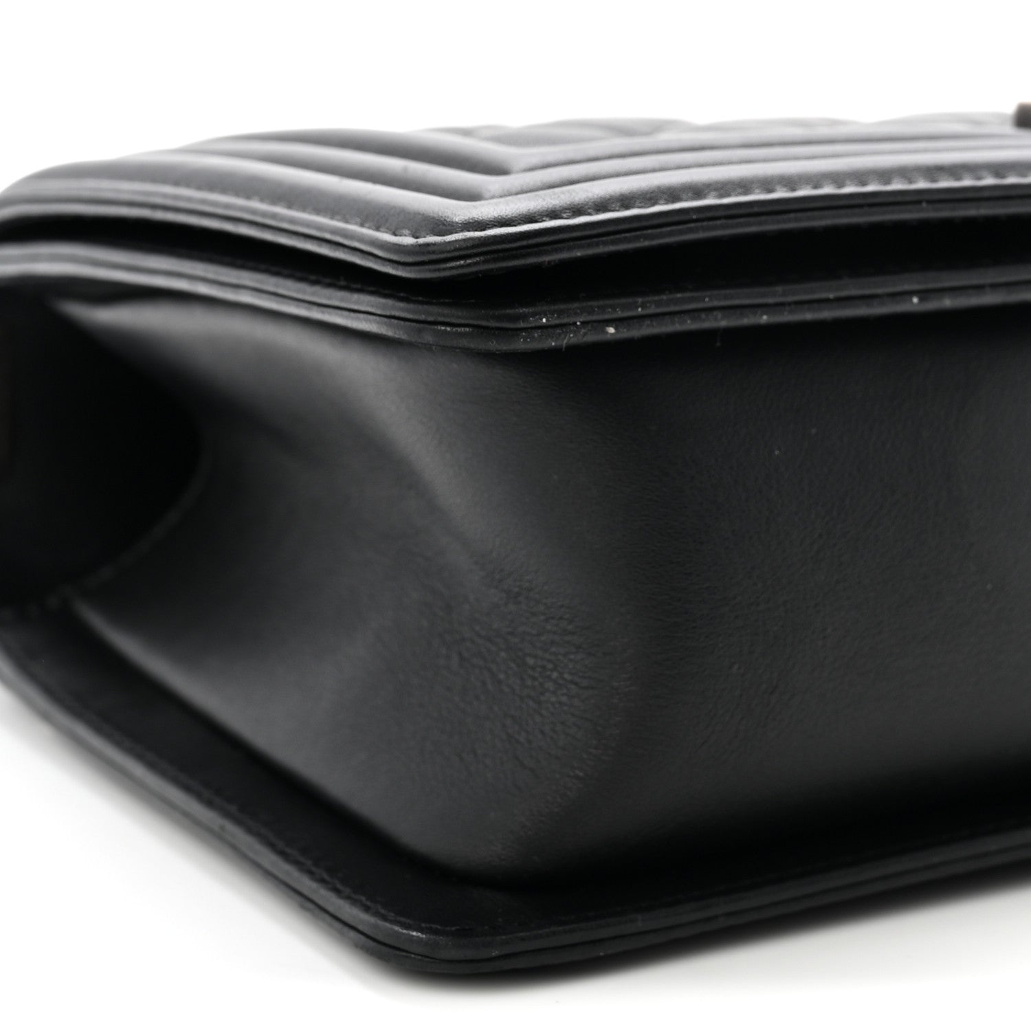 Chanel Calfskin Quilted Medium Boy Flap Black 9 of 10