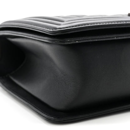 Chanel Calfskin Quilted Medium Boy Flap Black 9 of 10