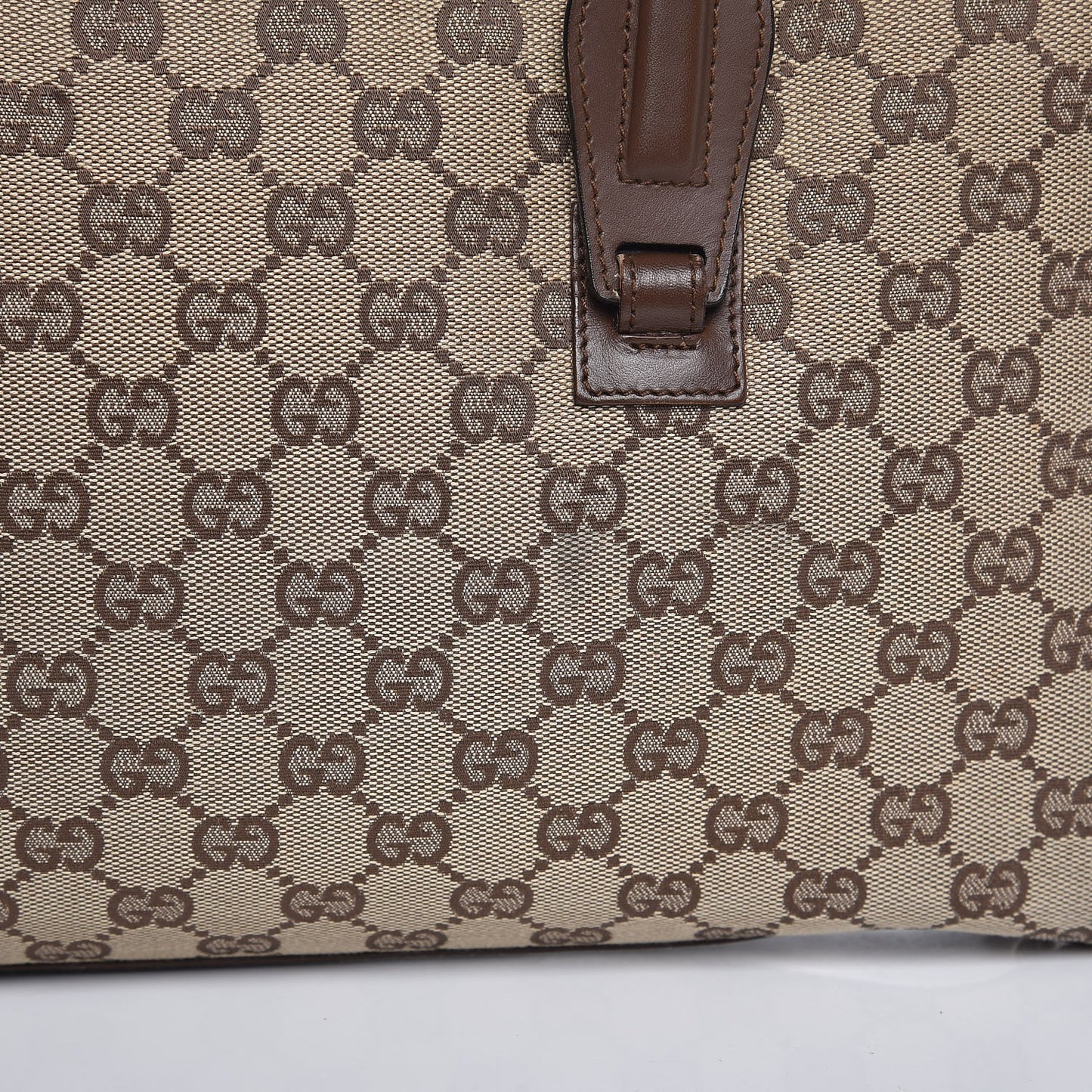 Monogram Tote Bag Brown