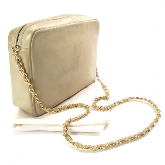 Chanel Lambskin Tassel Camera Case Beige 3 of 12