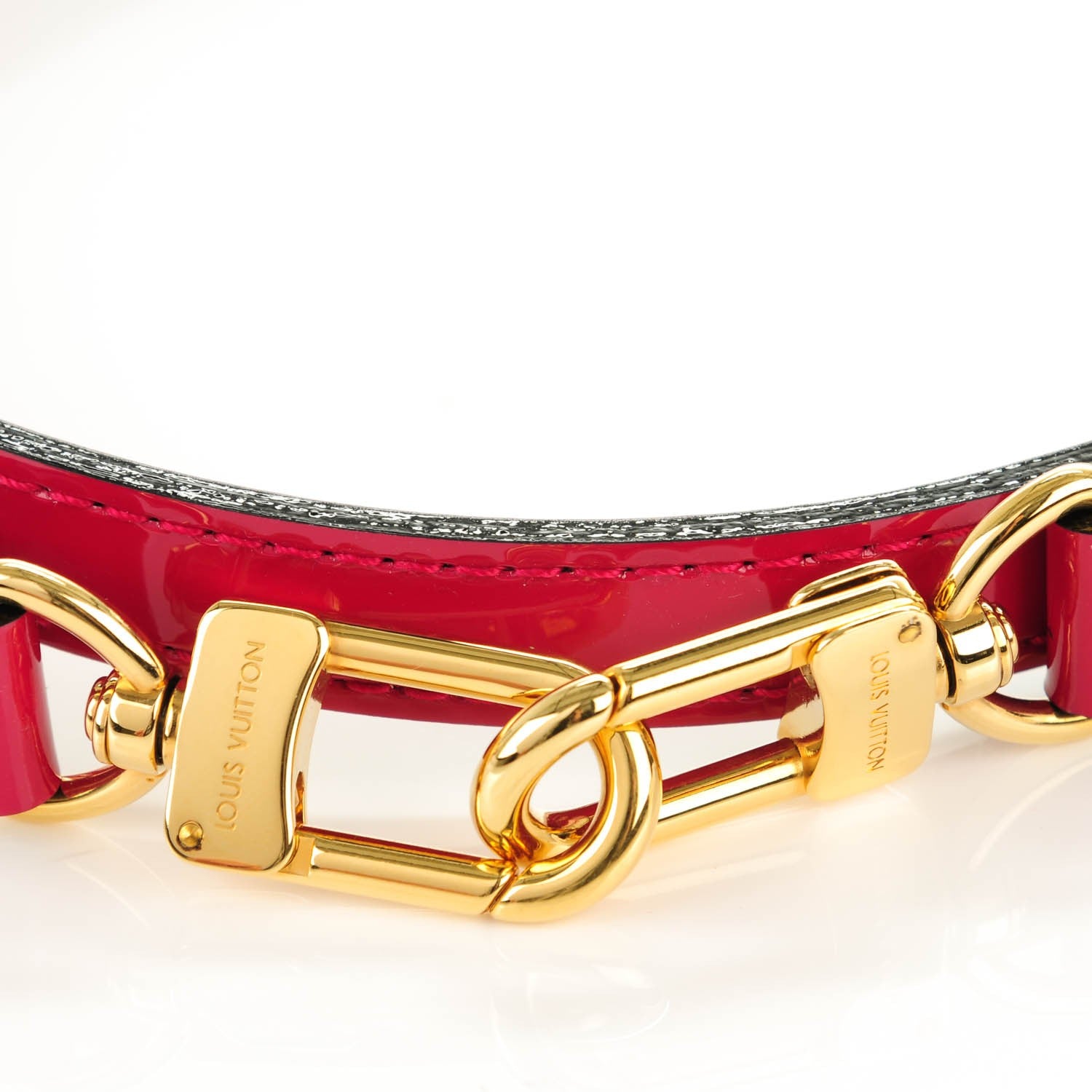 Louis Vuitton Patent 16mm Adjustable Shoulder Strap Rose Indien 3 of 6
