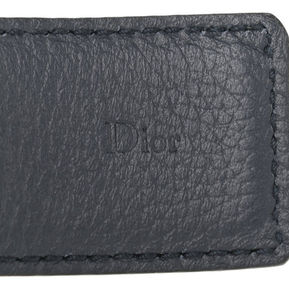 Christian Dior Calfskin 30 Montaigne Reversible Belt 95 Black Navy 3 of 7