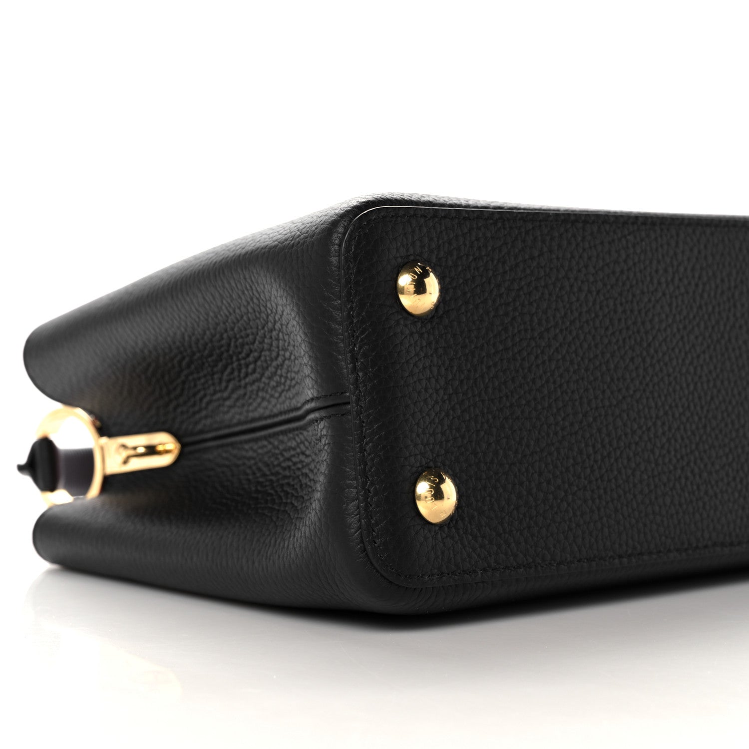 Louis Vuitton Taurillon Capucines PM Black Rose Berlingot 8 of 9