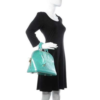 Louis Vuitton Vernis Alma PM Blue Lagon 2 of 9