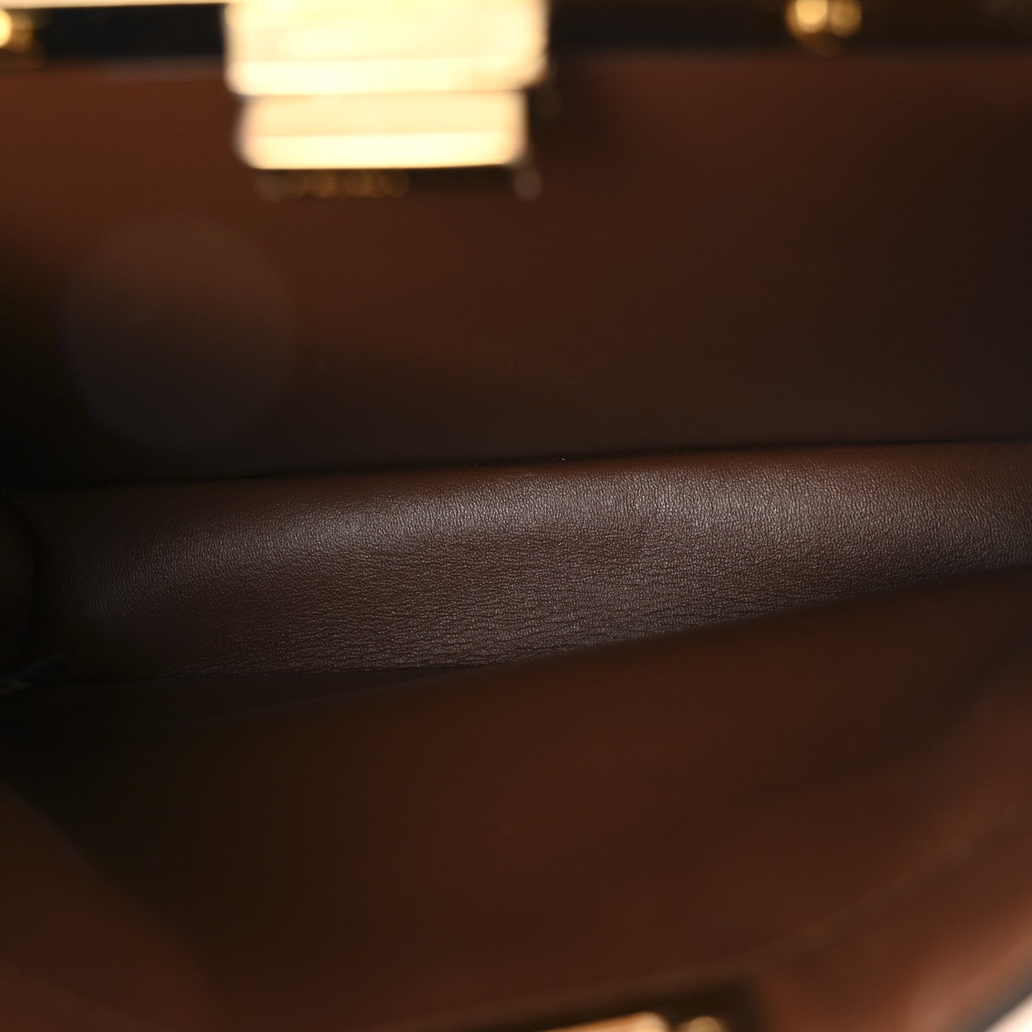 Fendi Vitello Seta Nappa Bi-Color Small Peekaboo I SEE U Satchel