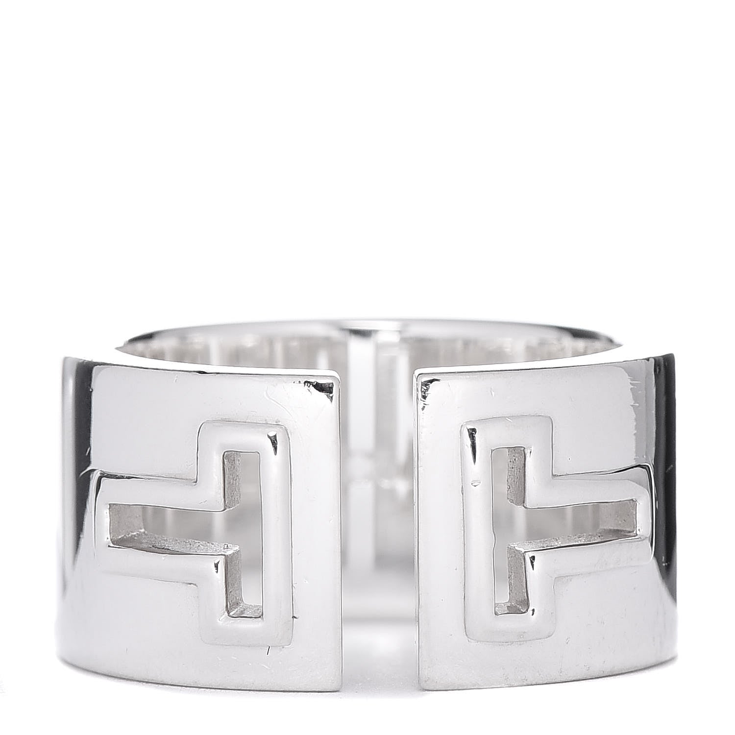 Tiffany Sterling Silver T Cutout Ring 49 5 1 of 5