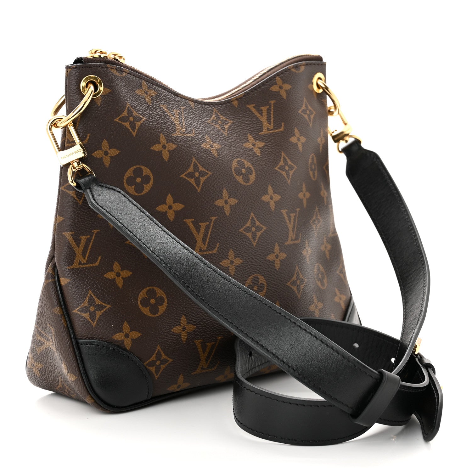 Louis Vuitton LOUIS VUITTON Monogram Odeon PM Black 2 of 9