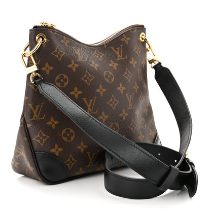Louis Vuitton LOUIS VUITTON Monogram Odeon PM Black 2 of 9