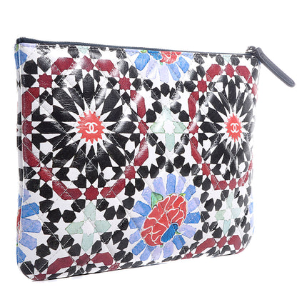 Chanel Coated Canvas Paris Dubai Medium Cosmetic Case Multicolor 3 of 8