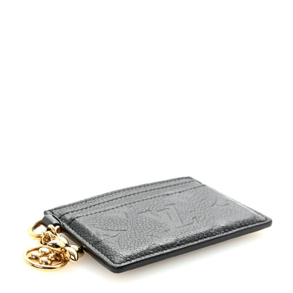 Louis Vuitton Empreinte Monogram LV Charms Card Holder Black 4 of 7