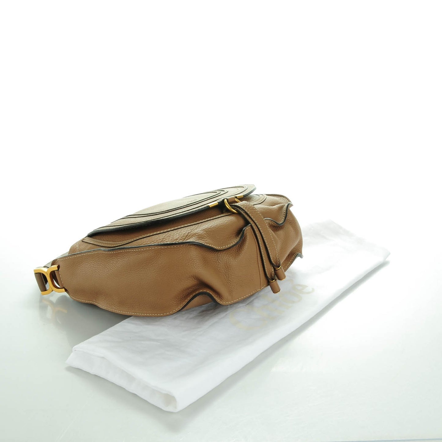 Calfskin Medium Marcie Hobo Nut