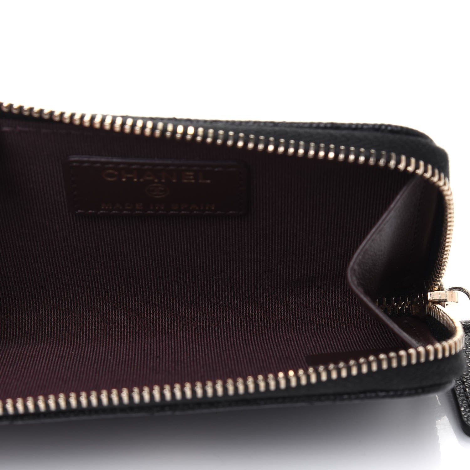 Chanel Caviar Quilted Key Holder Case Black 6 of 12