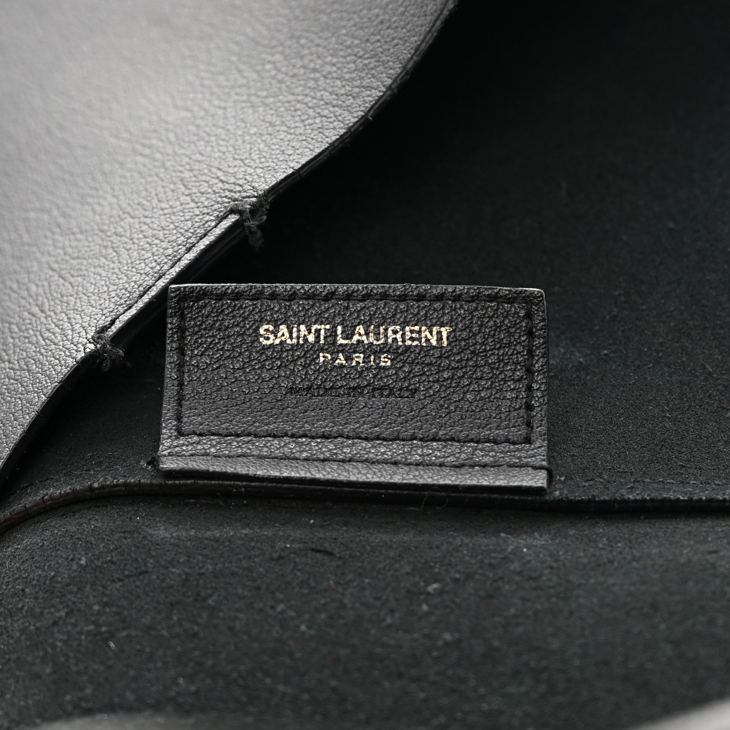 Saint Laurent Calfskin Large Shopping Tote Black 7 of 20
