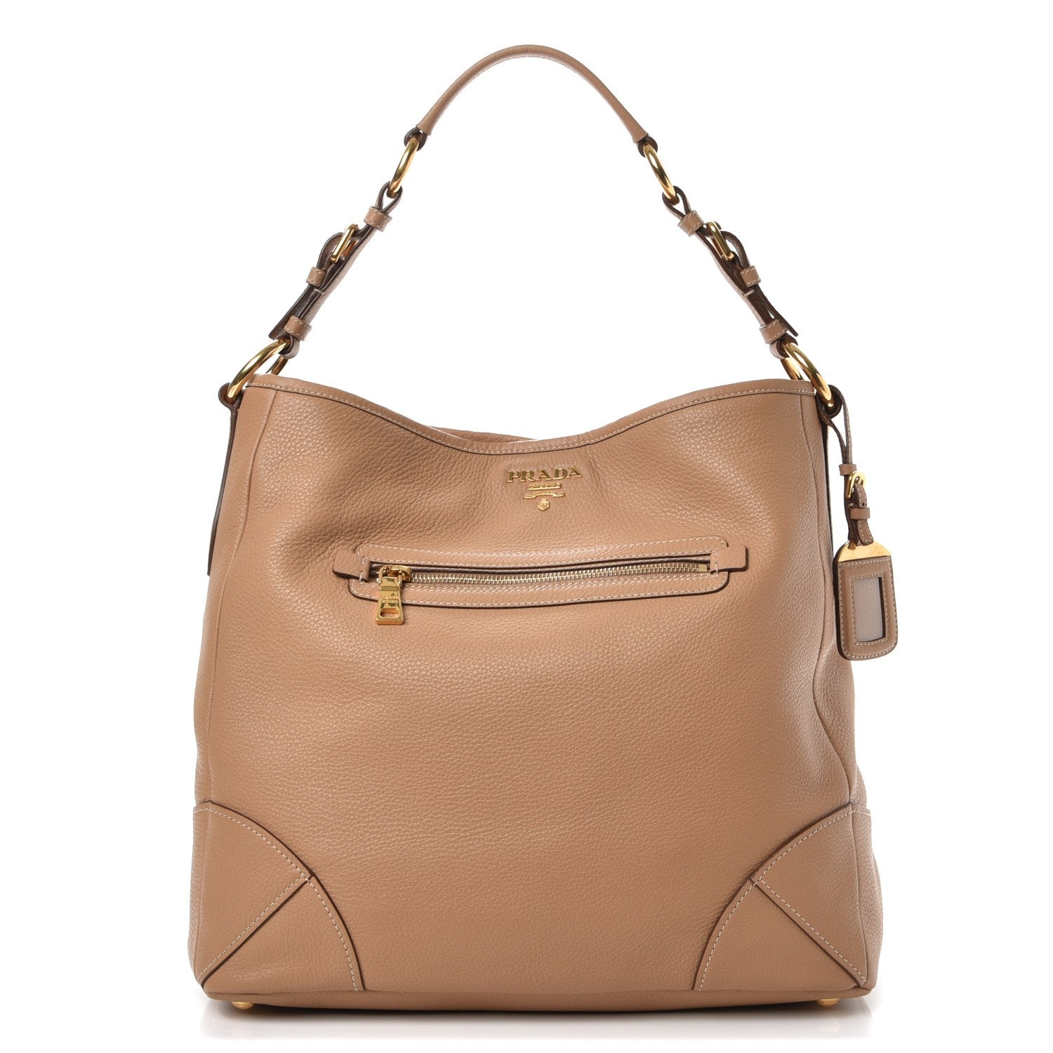 Prada Vitello Daino Hobo Sughero 1 of 14