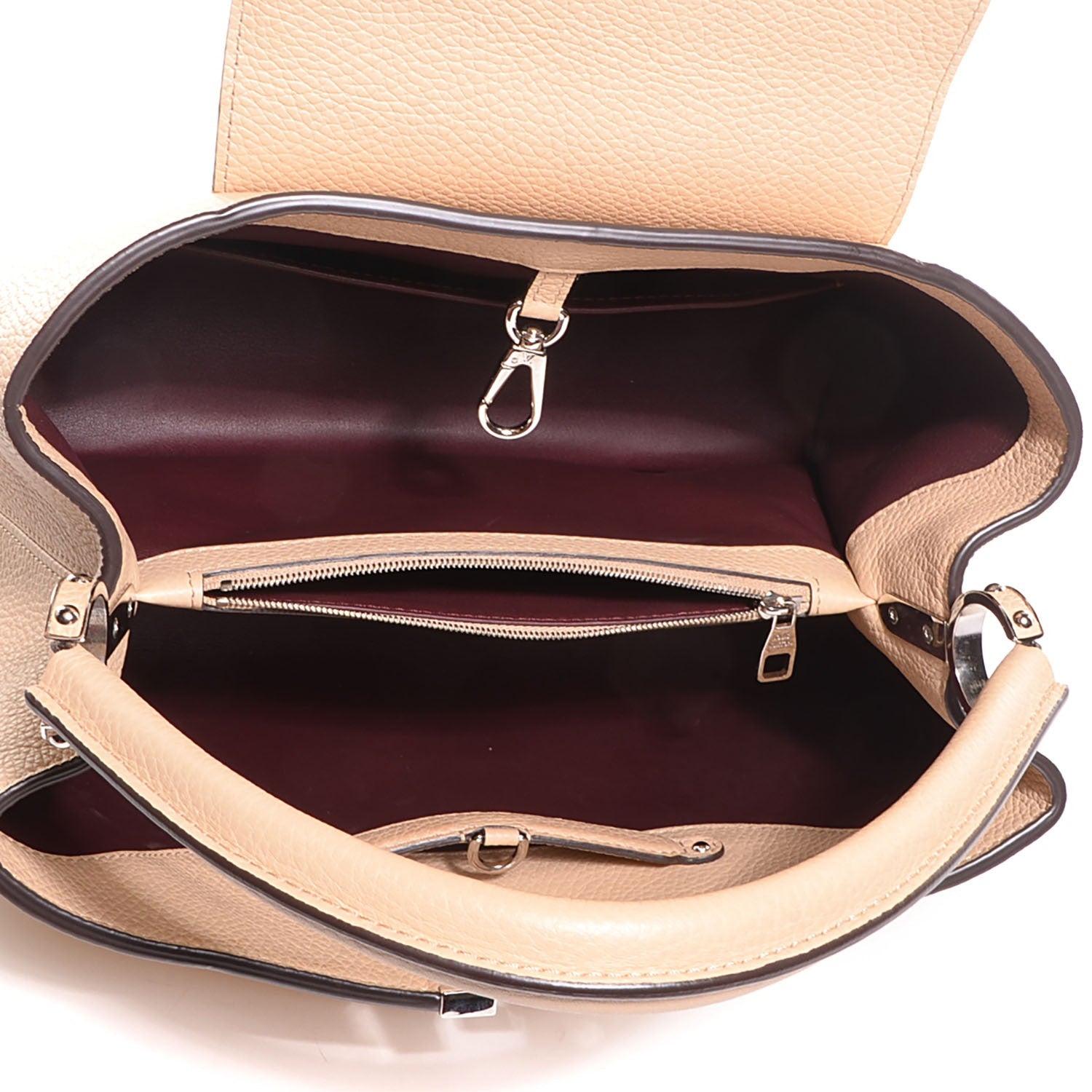 Louis Vuitton Taurillon Capucines MM Dune 5 of 7