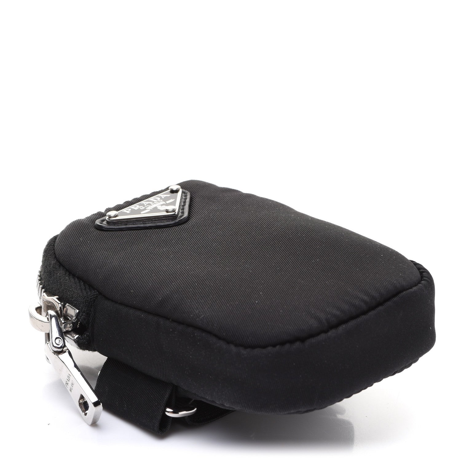 Prada Tessuto Nylon Mini Pouch Black 4 of 9