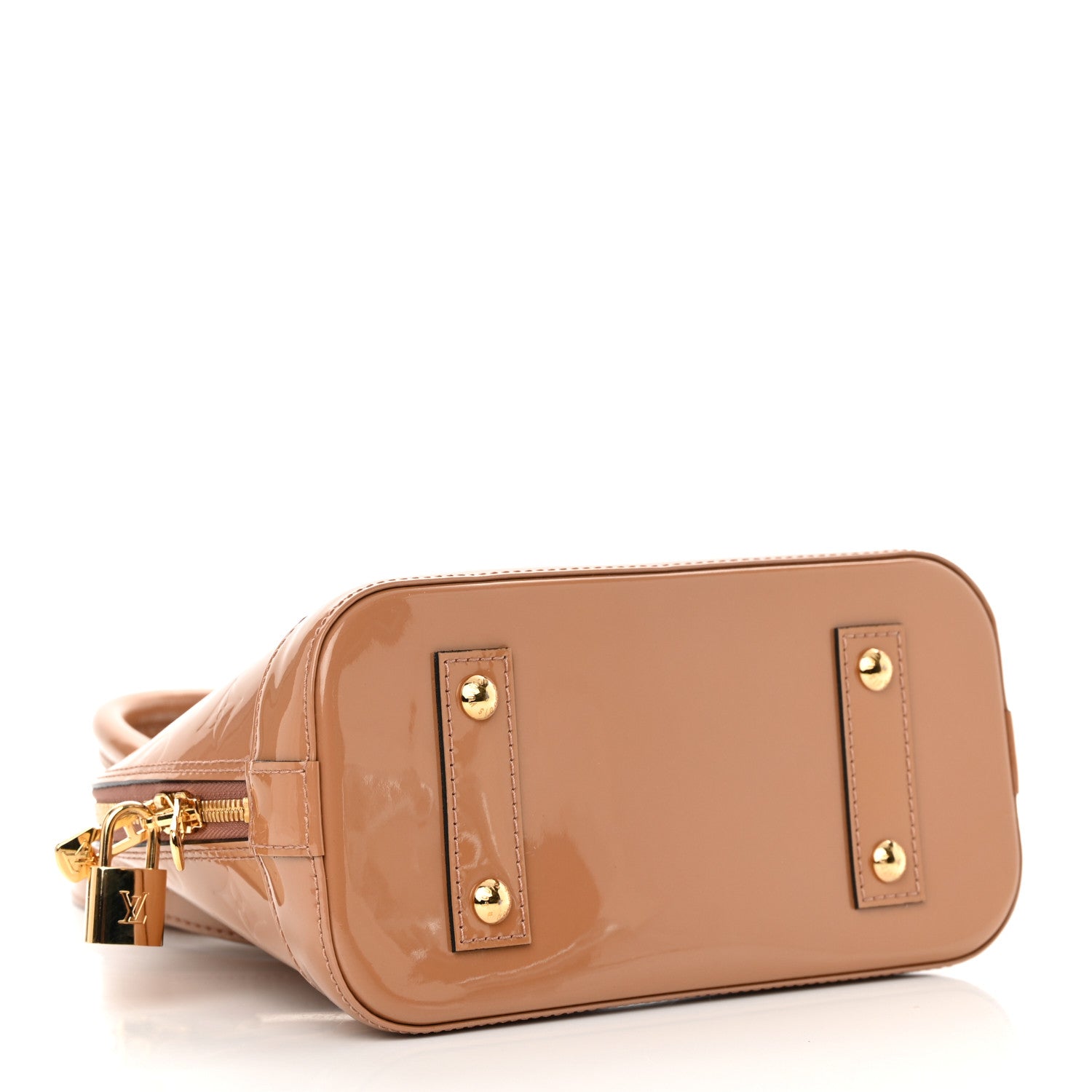 Louis Vuitton Vernis Alma BB Rose Velours 4 of 12