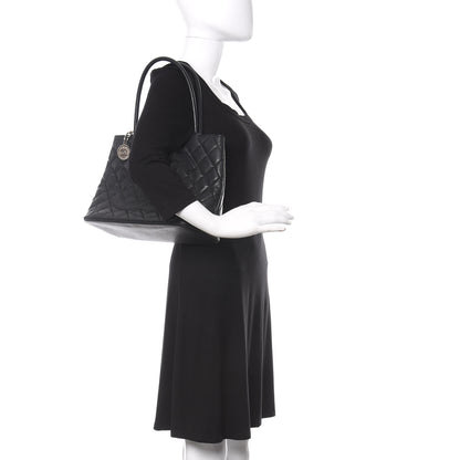 Chanel Caviar Quilted Medallion Tote Black 2 of 17