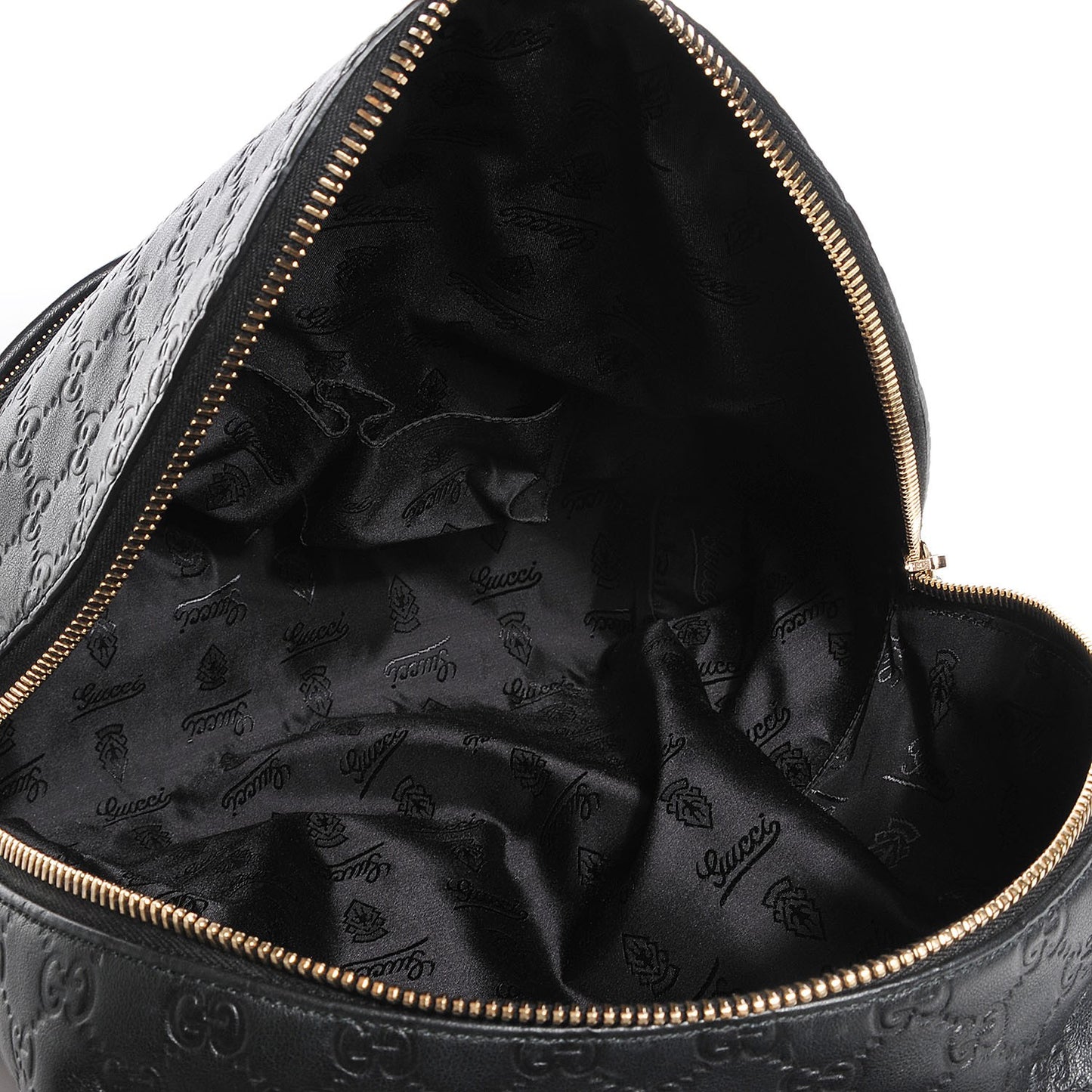 Guccissima Medium Classic Backpack Black