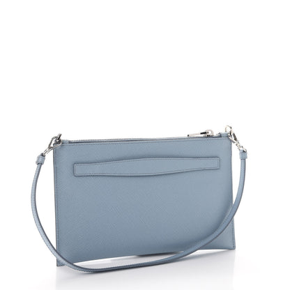 Prada Saffiano Pouch Shoulder Bag Astrale 4 of 14