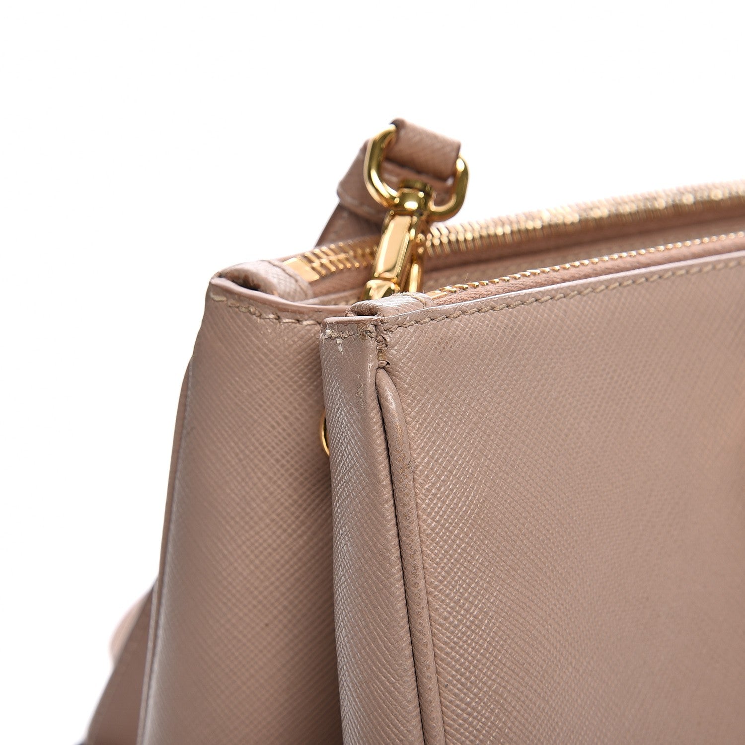 Prada Saffiano Large Galleria Double Zip Tote Cammeo 17 of 17