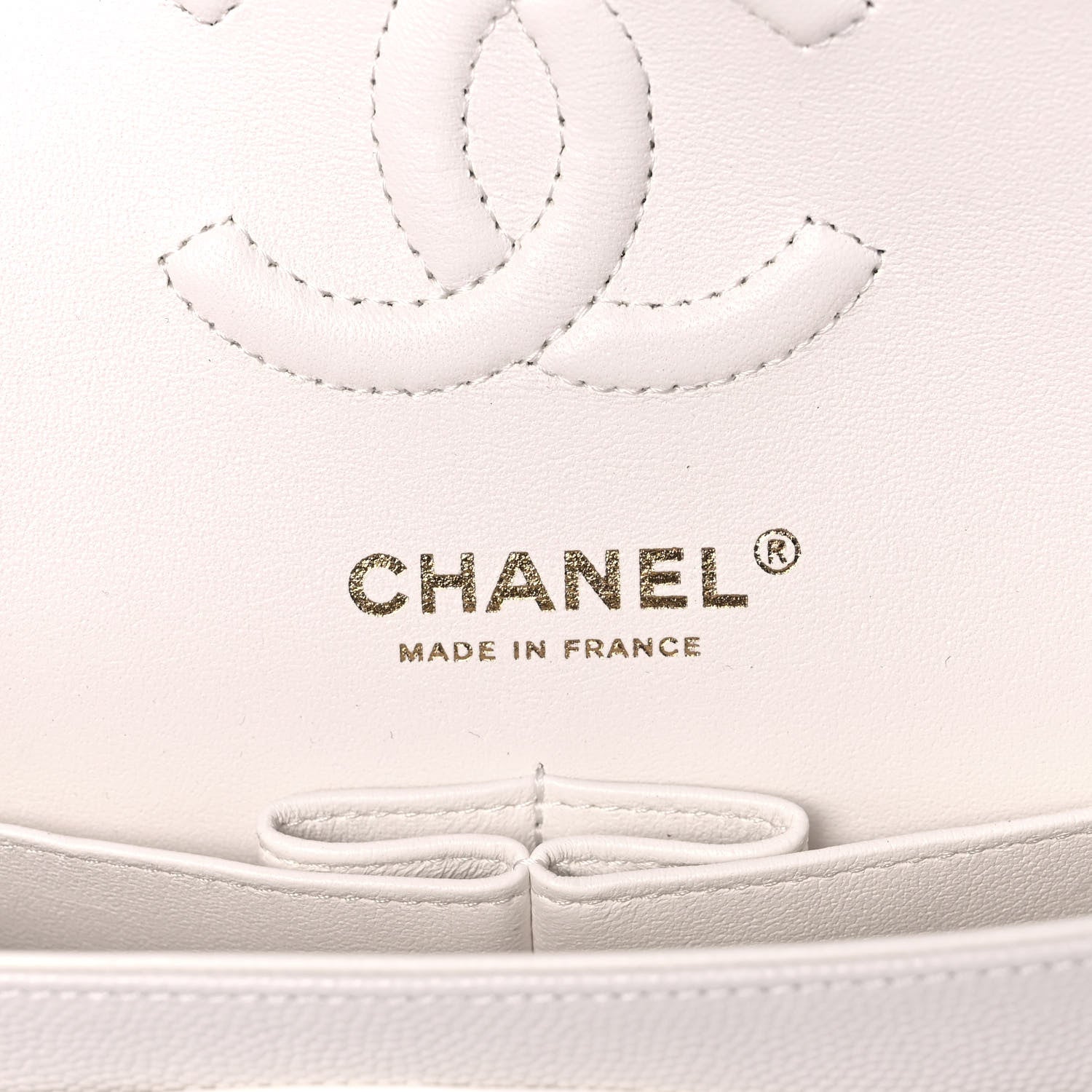 Chanel Caviar Quilted Small Double Flap White 6 of 11