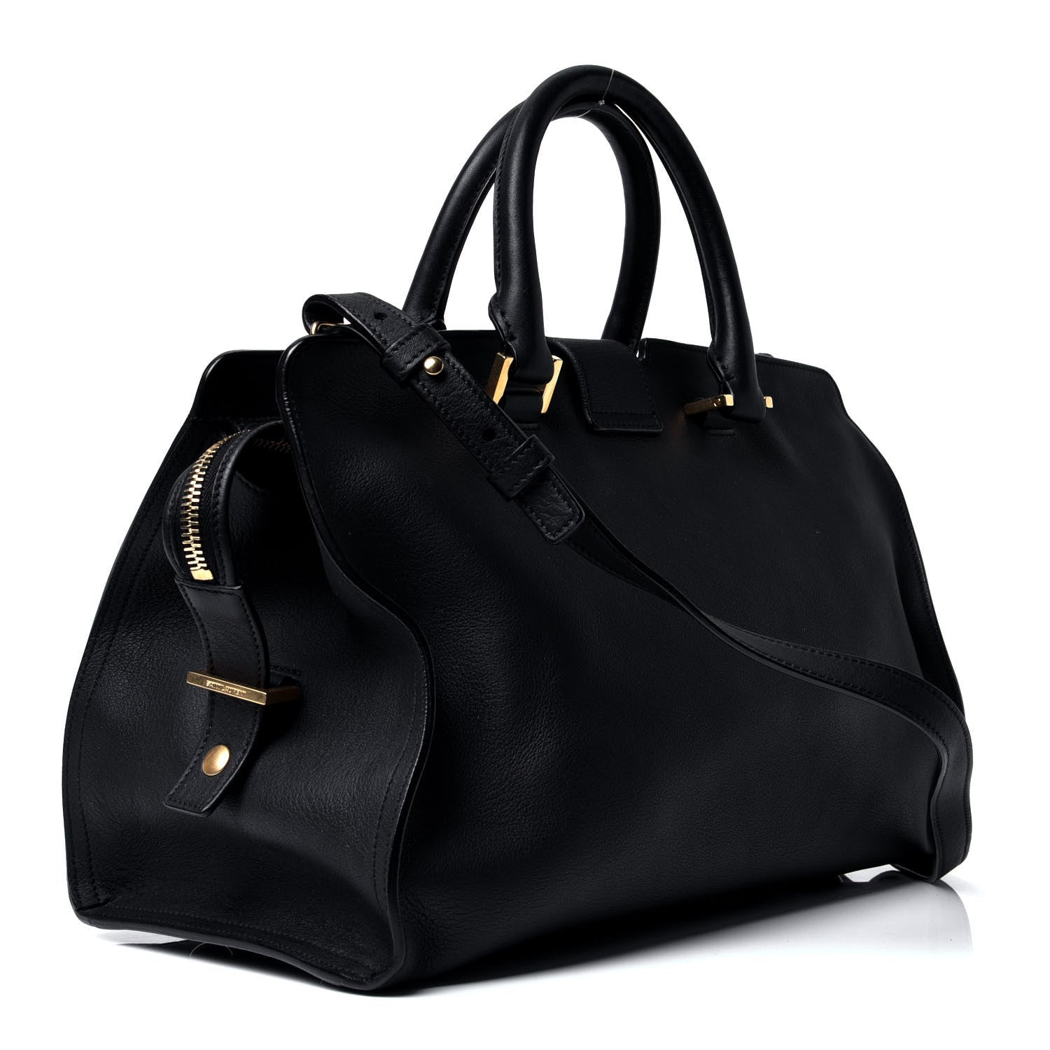 Saint Laurent Calfskin Classic Small Y Cabas Black 2 of 4