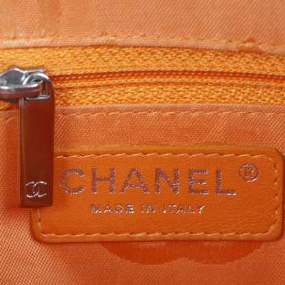 Chanel Calfskin Quilted Cambon Pochette Brown Beige 9 of 13
