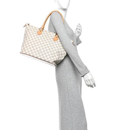 Louis Vuitton Damier Azur Saleya MM 2 of 10