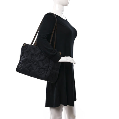 Louis Vuitton Econyl Monogram Pillow Giant Onthego MM Black 2 of 9