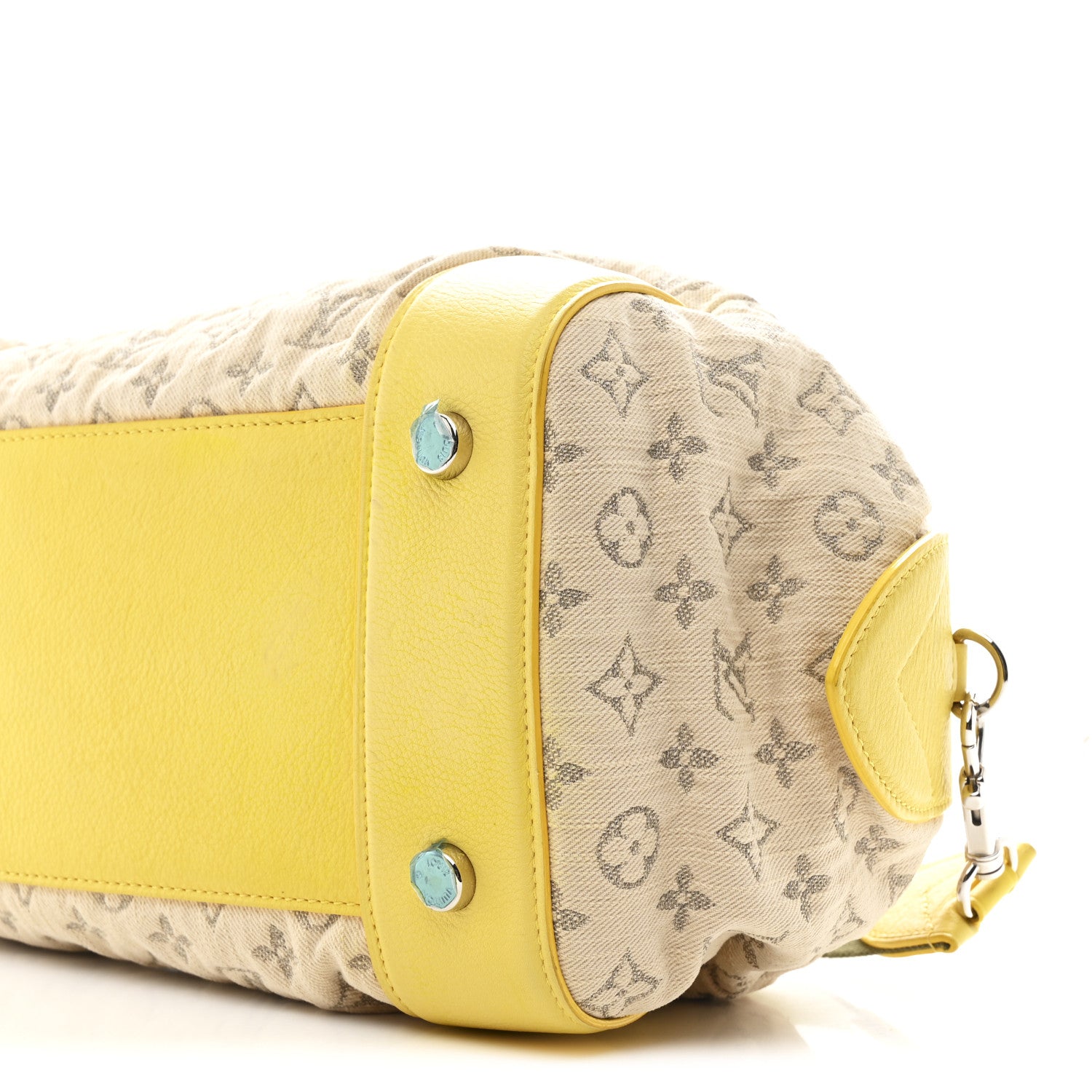 Louis Vuitton Monogram Denim Speedy Round Yellow 10 of 11
