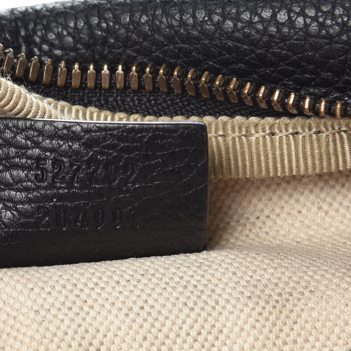 Grained Calfskin Small Logo Belt Bag Black