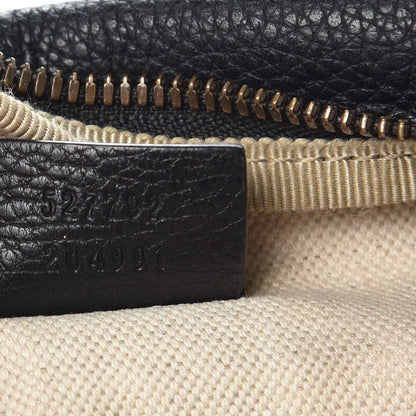 Gucci Grained Calfskin Small Logo Belt Bag Black 7 of 9