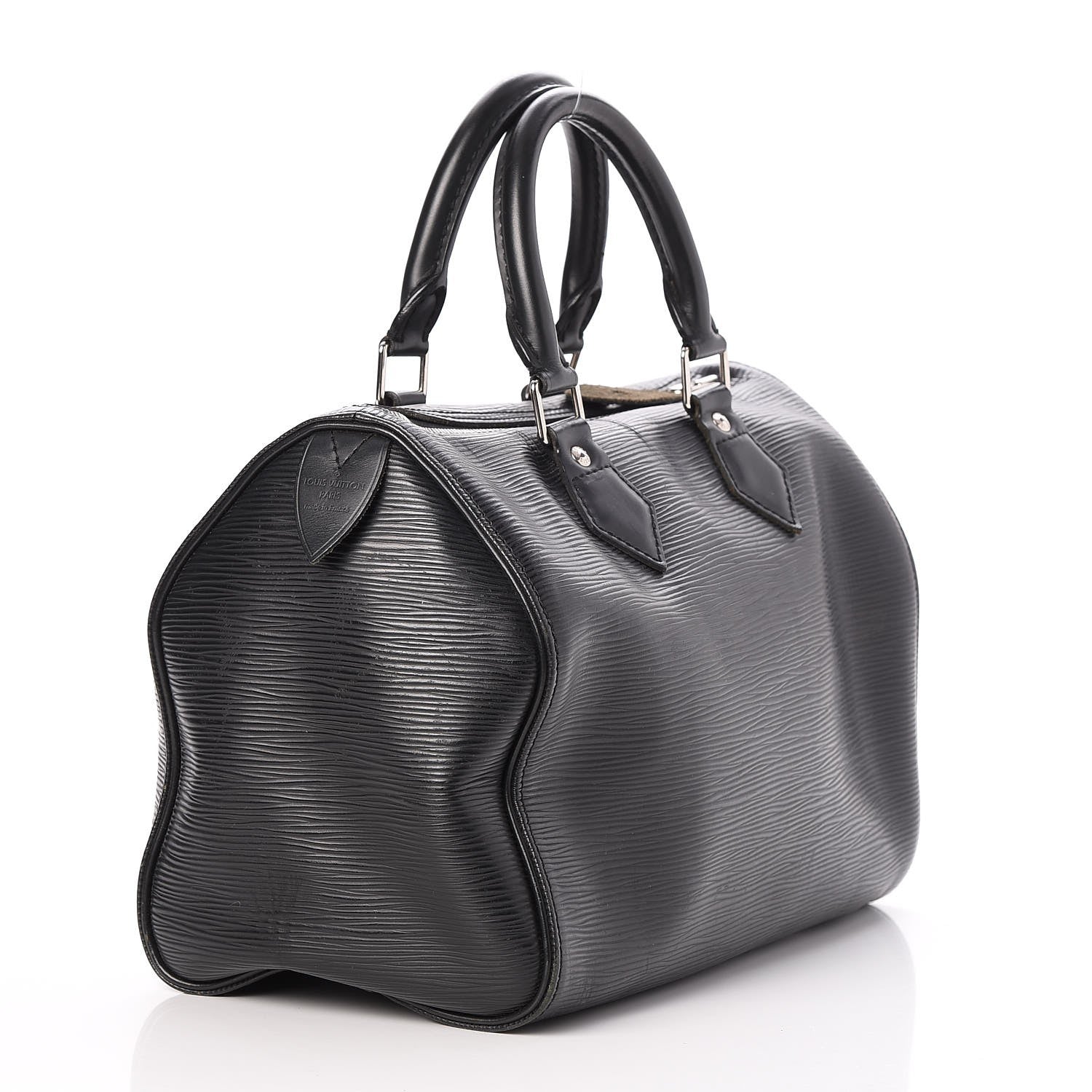 Louis Vuitton Epi Speedy 25 Black 3 of 7
