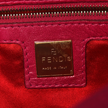 Fendi Suede Baguette Fuchsia 6 of 10