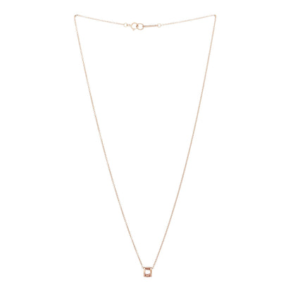 Tiffany 18K Rose Gold Atlas Open Pendant Necklace 3 of 5