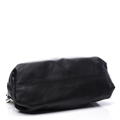 Bottega Veneta Calfskin The Pouch Chain Black 3 of 9