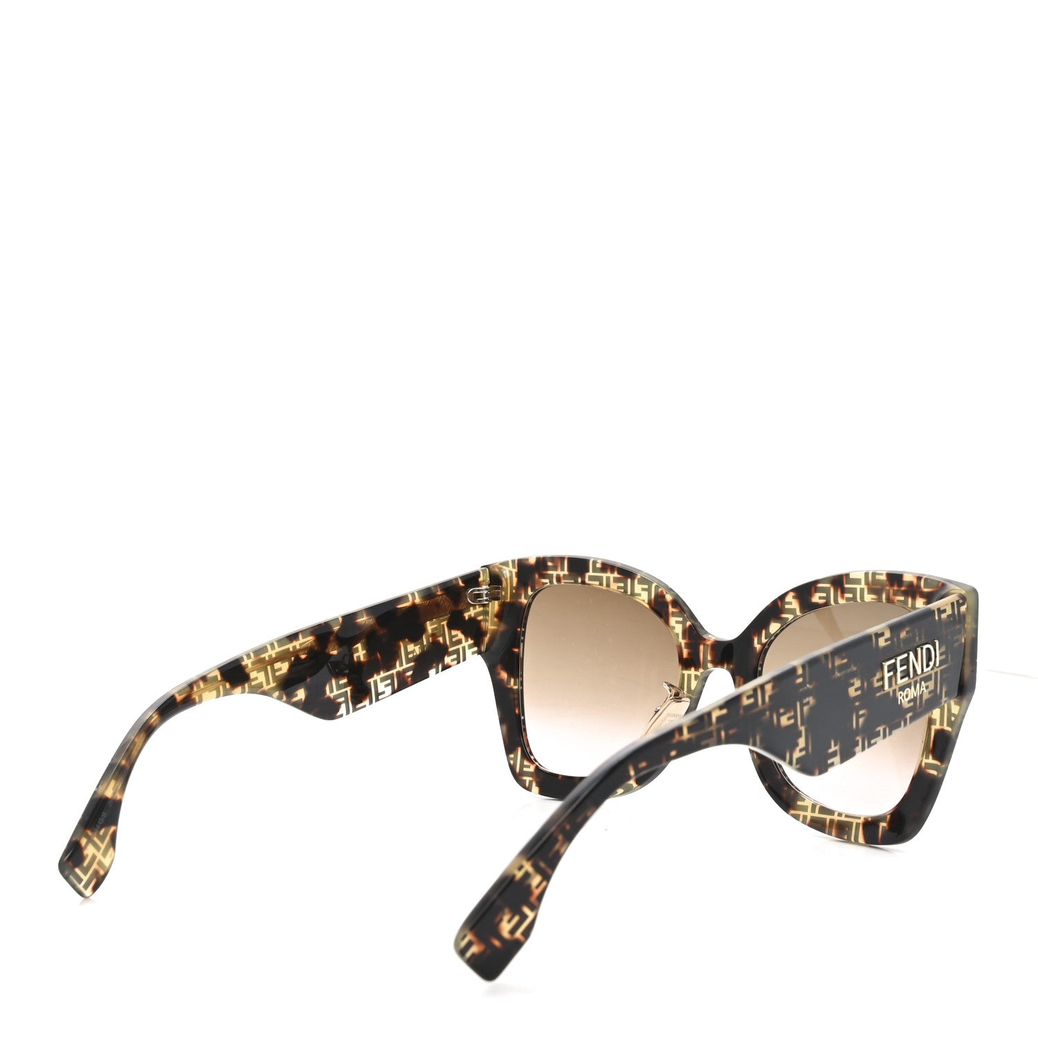 Fendi Acetate FF 53mm Sunglasses FF 0434/G/S Havana 4 of 6