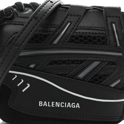 Balenciaga Faux Calfskin Fabric Sneakerhead Crossbody Wallet Black 9 of 11