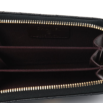 Chanel Caviar Quilted Zip Coin Purse Black 4 of 4