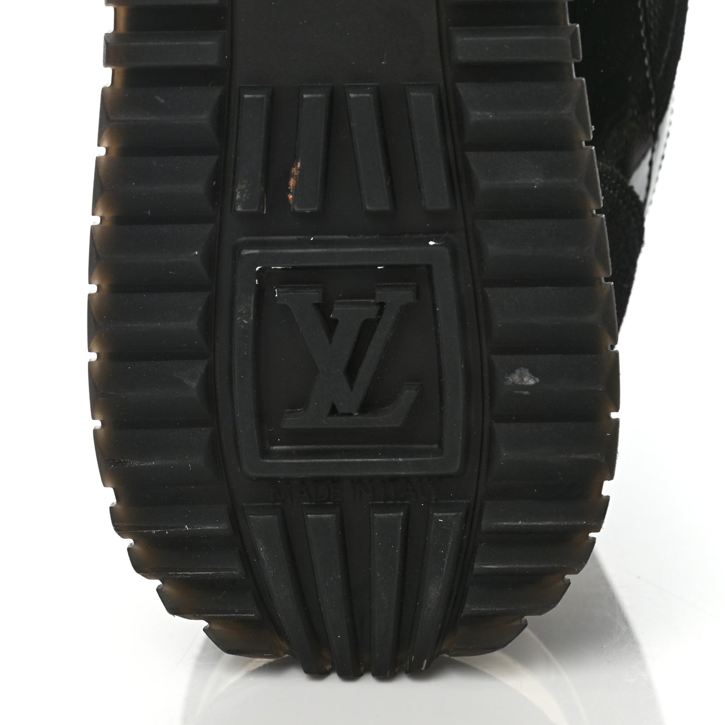 Suede Monogram Run Away Sneakers 35 Black