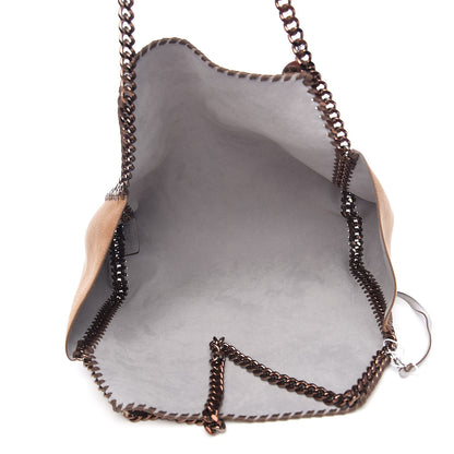 Stella McCartney Shaggy Deer Falabella Reversible Tote Camel 4 of 9